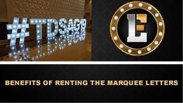 Marquee Letters Toronto