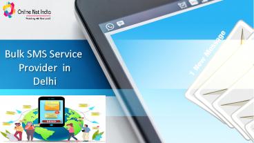 Bulk sms service provider in Delhi