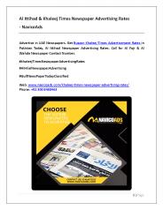 Al Ittihad & Khaleej Times Newspaper Advertising Rates - NavicoAds (1)