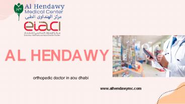 Orthopedic Doctor in Abu Dhabi