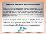 Barber Training School in NJ