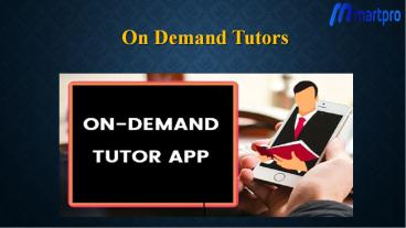 On Demand Tutors