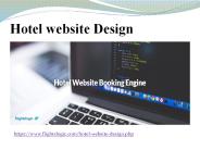 Hotel website Design