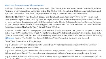 presentation player overlay