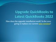 Upgrade QuickBooks to Latest QuickBooks 2022