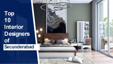 Top 10 Interior Designers in Secunderabad