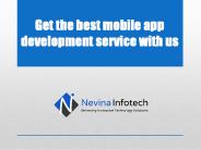 Get the best mobile app development service with us