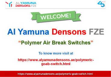 Polymer Air Break Switches