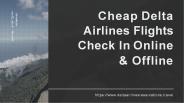 Delta Airlines Web Check-in