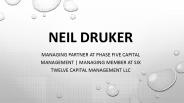 Neil Druker - A Well-established Businessman From Boston, MA