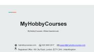 MyHobbyCourses