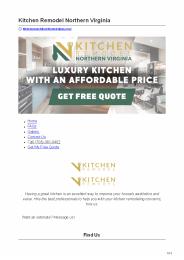"Kitchen Remodel Northern Virginia "