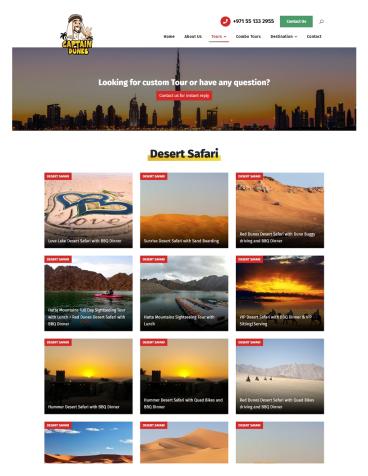 Book Online Desert Safari in Dubai & UAE | Captain Dunes