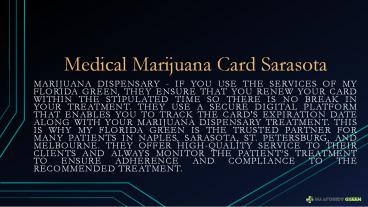 Cost to open a Marijuana dispensary in Florida