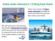 Dubai deep sea fishing trip