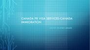 Canada PR Visa Services-Canada Immigration