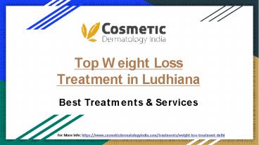Top Weight Loss Treatment in Ludhiana