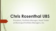 Chris Rosenthal UBS - Possesses Exceptional Leadership Abilities