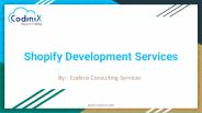 Shopify Development Services