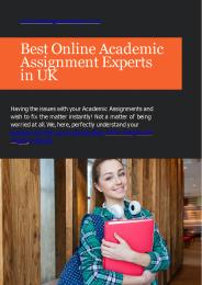 Best Online Academic Assignment Experts  in UK (1)
