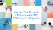 Improve Your Business Efficiency With ERP ECommerce Integration