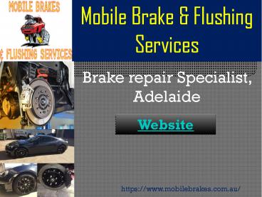 Major Signs That You Need Brake Service