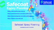 Epoxy Resin Flooring Installation