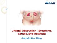 Ureteral Obstruction - Symptoms, Causes, and Treatment