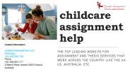 childcare assignment help in Australia