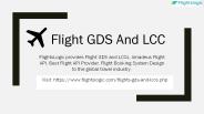 Flight GDS And LCCs