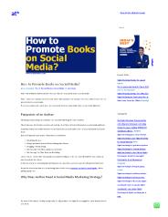 How to Promote Books on Social Media?