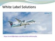 White Label Solutions