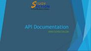 API Documentation - StudySection