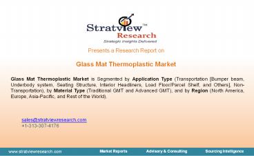 Glass Mat Thermoplastic Market