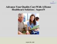 Home Healthcare Software Solution | AspectN