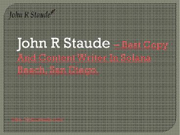 Best Copy and Content Writer in Solana Beach