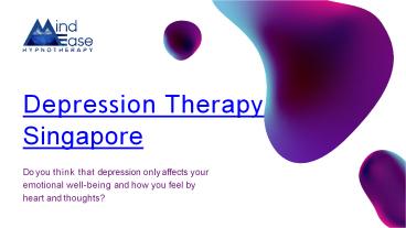 Depression Therapy in Singapore | Mindease Hypnotherapy | Contact Us