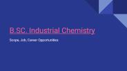 B.SC. Industrial Chemistry