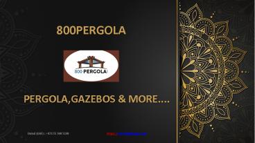 Why Aluminium Pergola Tops Amongst Retractable or CNC Cut Pergola?