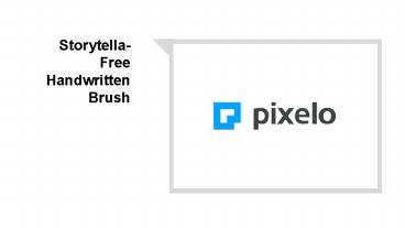 Storytella Free Handwritten Brush Font