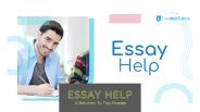 Essay help A Solution To Top grade