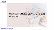Why Customized Jewelry is Soo Popular?
