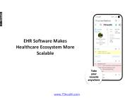 EHR Software Makes Healthcare Ecosystem More Scalable