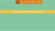 where can i get assignment help?