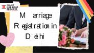Marriage Registration in Delhi