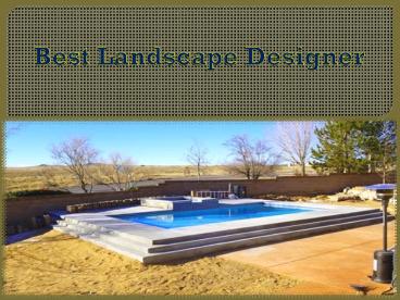 Best Landscape Designer