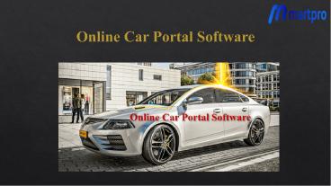 Online Car Portal Software