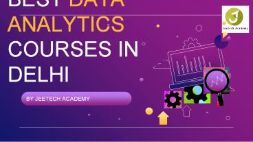 BEST DATA ANALYTICS COURSES IN DELHI