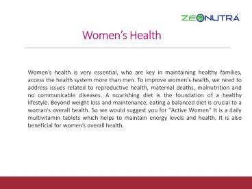 Women's Health