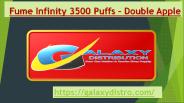 Fume Infinity 3500 Puffs – Double Apple
